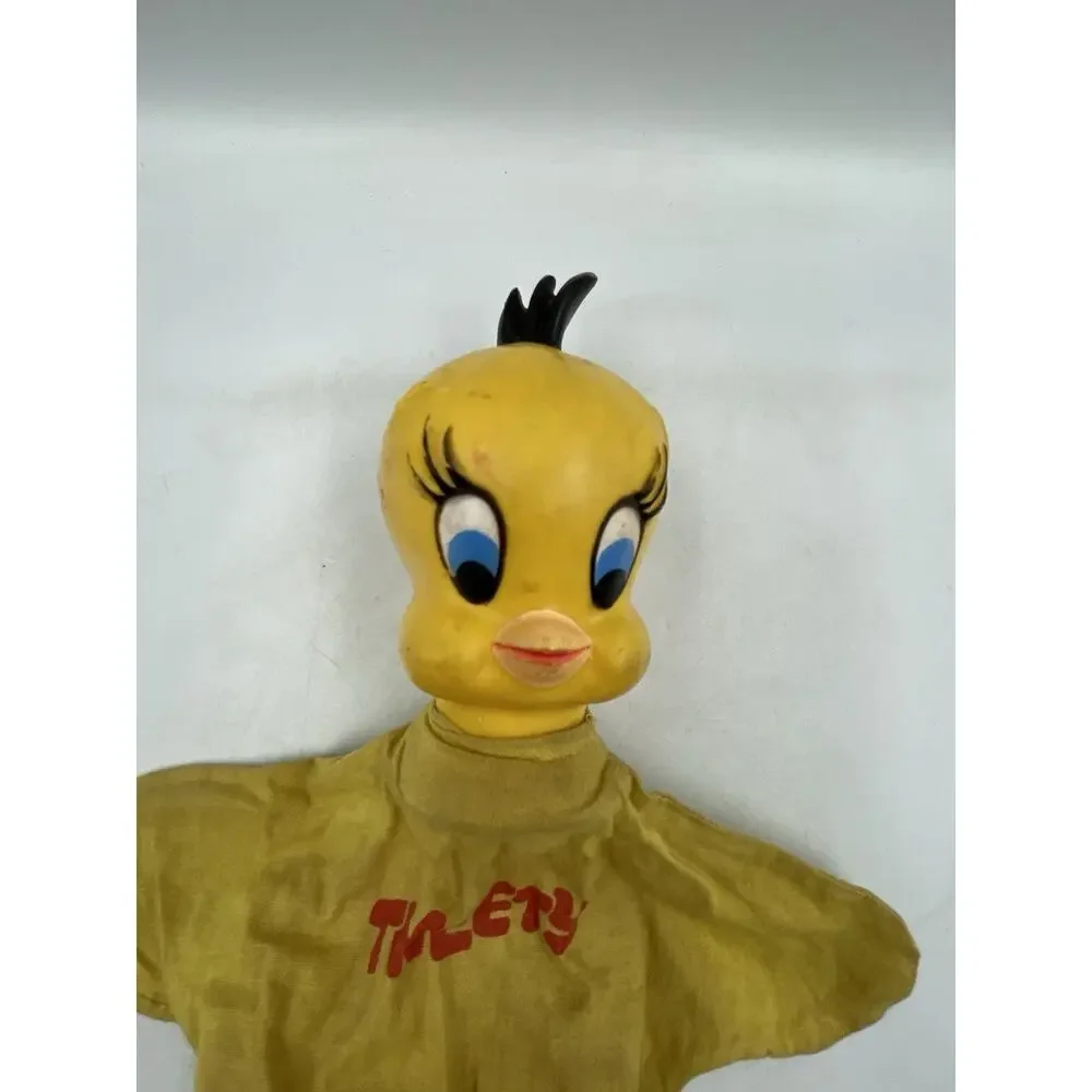 Vintage Tweety Bird Hand Puppet 1970 Gund